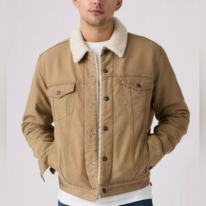 Levi's Tan Sherpa Lined Jacket